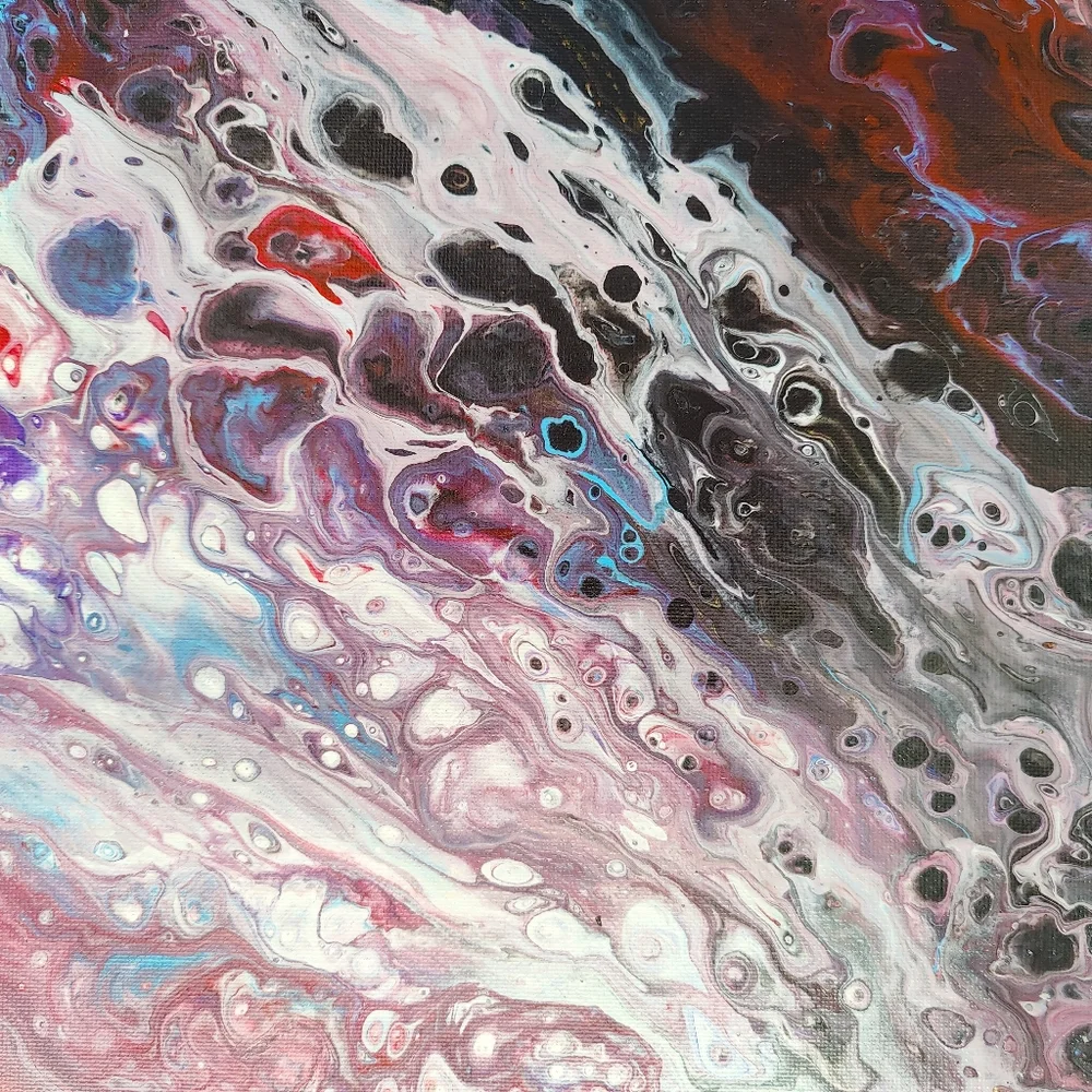 Original Acrylic Art  - 12" x 12" - Picture 4 of 12